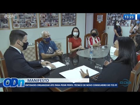 Entidades organizam ato para pedir perfil técnico de novo Conselheiro do TCE PI 17 08 2021