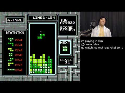NES Tetris - 287 Lines in Competition Former WR
