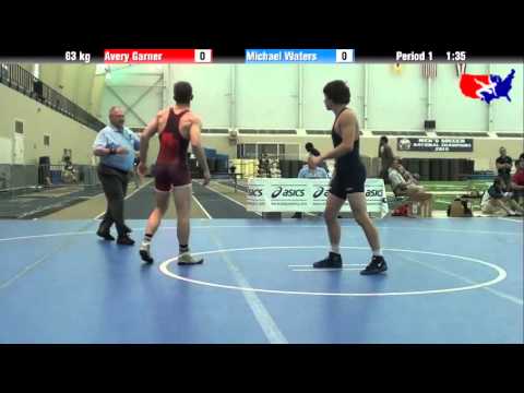 Avery Garner vs. Michael Waters at 2013 ASICS University Nationals - FS