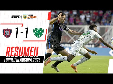 AL CICLÓN SE LE ESCAPÓ EN LA ÚLTIMA Y JUGARÁ LA SUDAMERICANA | San Lorenzo 1-1 Sarmiento | RESUMEN