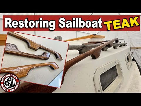 Restoring Sailboat Teak (Ep73) | Small Sailboat Restoration