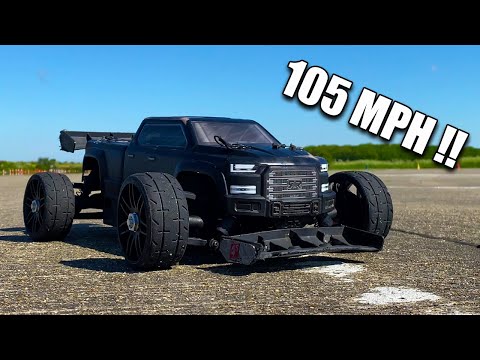 Worlds FASTEST Arrma Big Rock - Project "ROAD ROCK" - 105MPH