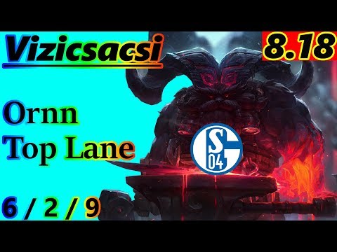 Vizicsacsi as Ornn Top Lane - S8 Patch 8.18 - EUW Challenger - Full Gameplay