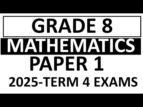 2025 GRADE 8 MATHEMATICS GRADE 8 MATHEMATICS P 1 2025 MEMO,PREP THUNDEREDUC GRADE 8 MATHEMATICS NOV