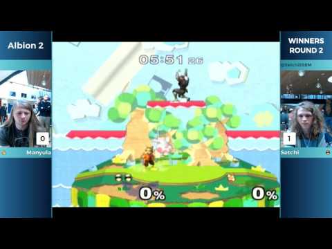 Albion 2 - Losers Round 2 - Manyula vs Setchi - Melee Singles