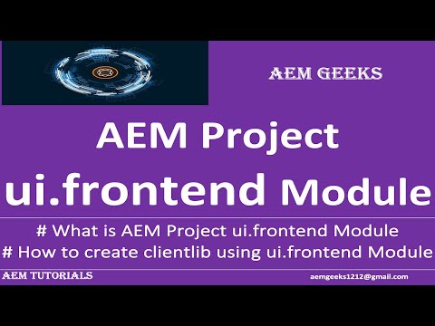 AEM Dev #3 | AEM Project ui.frontend module