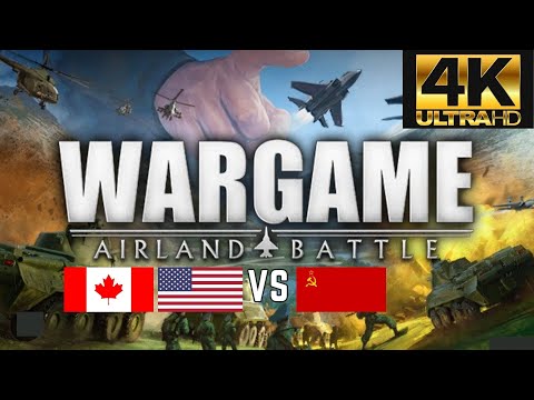 Wargame: Air Land Battle - Canadian/American Double Trouble - (4K)