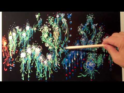 Art/music demo of Music Painter of Chopin Piano Concerto No1, version 2.0