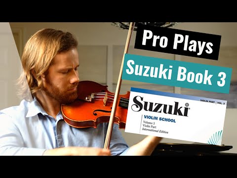 PRO plays | Suzuki Violin Book 3 | Solo Violin