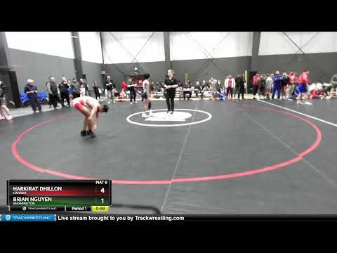 106 Lbs Cons. Round 2 - Harkirat Dhillon, Canada Vs Brian Nguyen, Washington Ea19