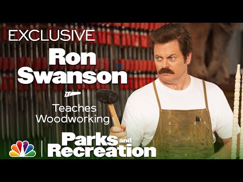 Parks and Recreation: Ron Swanson's Master Class in Woodworking
