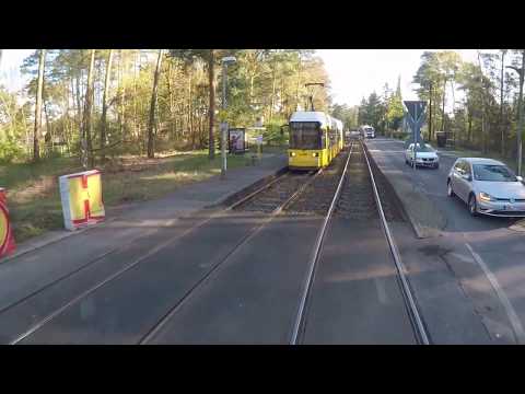 Berliner Führerstandsmitfahrt Linie 60 Alt-Schmöckwitz  - Haeckelstr. (GT6N-ZR)
