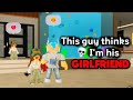 THIS GUY THINKS IM HIS GIRLFRIEND BROOKHAVEN RP ROBLOX GG