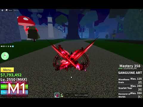 Sanguine Art Showcase (Blox Fruits Roblox)