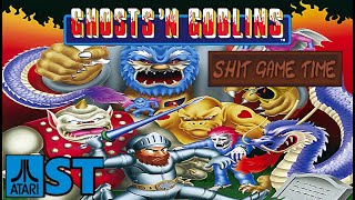 SHIT GAME TIME: Ghosts 'n Goblins (ATARI ST - Contains Swearing!)