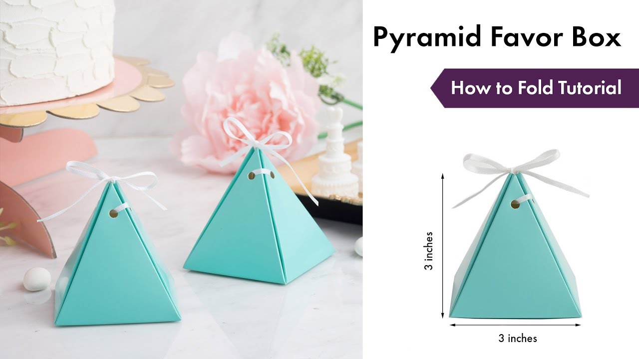 Pyramid Favor Box Tutorial | How To Setup | eFavormart.com