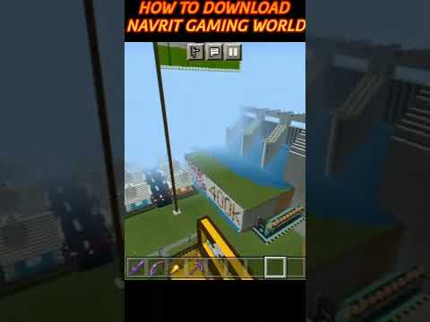 How to Download Navrit Gaming complete Minecraft world. #shorts