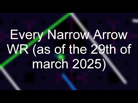 Every Narrow Arrow WR