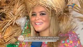 TV Fama: Geisy Arruda vira caipira cor-de-rosa