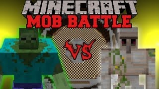 Mutant Zombie Vs Iron Golem - Minecraft Mob Battles - Mutant Creatures Mod Mutant Zombie Vs Iron Golem - Minecraft Mob Battles - Mutant Creatures Mod