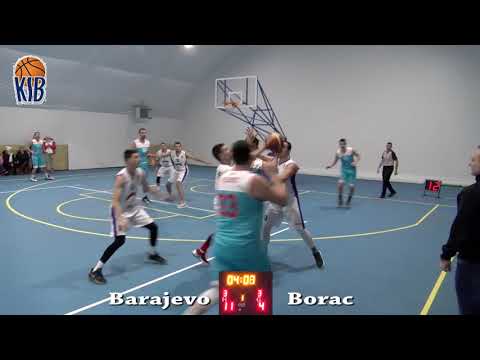 12.02.2019. 1MRL Barajevo 73 Borac 70  snimak