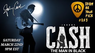 SHOW ME YOUR PICK *243 JOHNNY CASH #RingOfFire, #JuneCarter, #Waylon, #GuitarPicks, #RockMemorbilia,