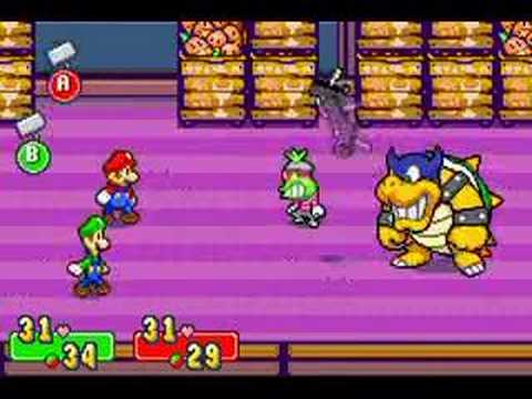 Mario & Luigi vs.Popple & Rookie (Bowser)