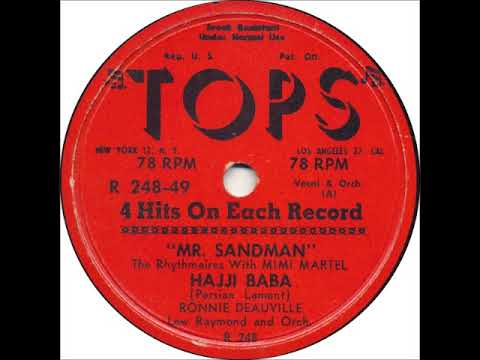 Mr. Sandman ~ The Rhythmaires with Mimi Martel (1954)