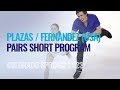 PLAZAS FERNANDEZ USA Pairs Short Program Colorado Springs 2023 FigureSkating
