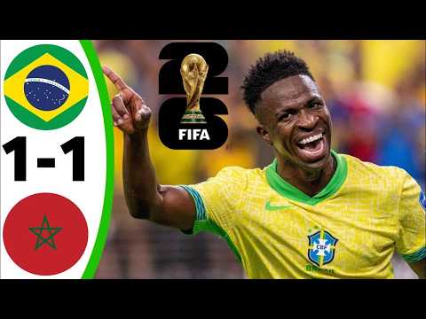 Mondial : Brésil 1 – Maroc 1 (Temps forts)