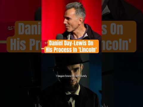 Daniel Day-Lewis Explains His Acting Process in 'Lincoln' #movies
