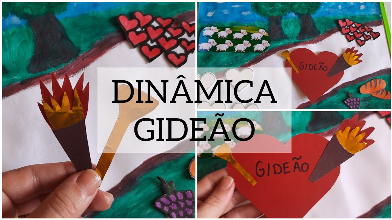 DINÂMICA: A OBEDIÊNCIA DE GIDEÃO (classes de 0 a 3 anos)