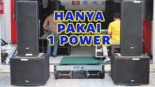 Download lagu Cara pakai 1Power saja buat 4 BOX speaker dan SUBWOOFER 18inc mp3