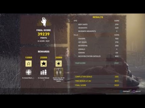 Far Cry® 5 - Zombiez - Fast and the Fiendish!!! Solo Score Attack GOLD MEDAL
