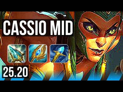 CASSIOPEIA vs YONE (MID) | 8 solo kills, Rank 7 Cassio, Godlike | EUW Challenger | 25.20