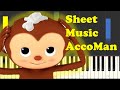 Little Baby Bum Bath Song Easy Piano Sheet Music
