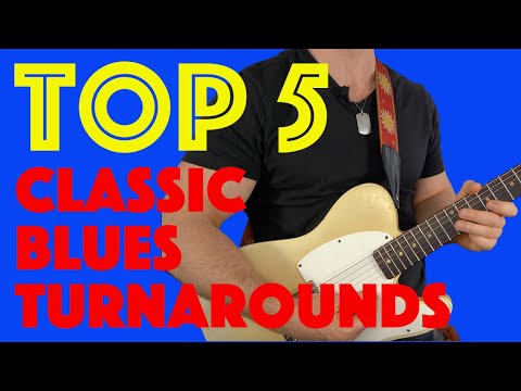FIVE CLASSIC BLUES TURNAROUNDS | Take Your Playing To The Next Level | C'MON MAN!