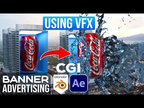How To Create Brand s CGI Ads Using VFX in Blender Blender VFX Tutorial