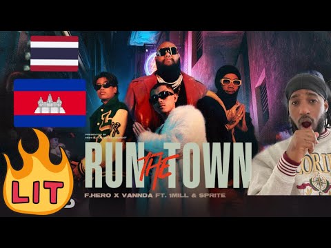 F.HERO x VannDa Ft. 1MILL & SPRITE - RUN THE TOWN [Official MV] | REACTION |