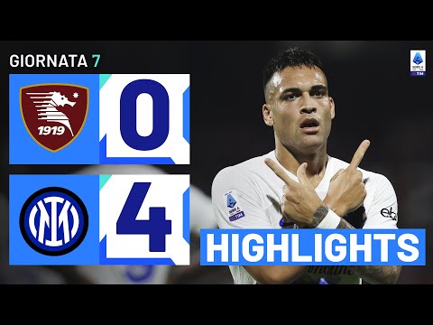 Video highlights della Salernitana vs Inter (0 a 4) - Giornata 7 - Fantacalcio e fantamedie