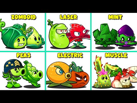 PvZ2 - 6 Best Pairs Power-Up - Who Will Win? Plant Team Batllez