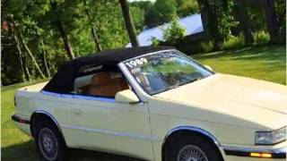 preview picture of video '1989 Chrysler TC By Maserati Used Cars Onsted MI'