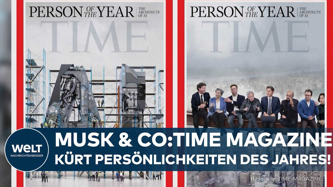 USA: Sie veränderten die Welt mit ihrer Technologie! Time Magazine kürt Persönlichkeiten des Jahres!