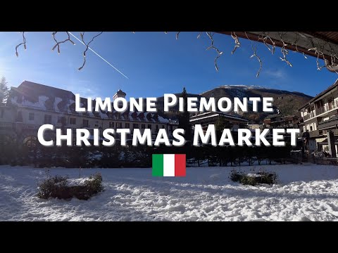 Visiting the 🎄 🎁 CHRISTMAS market 🎄 🎁 in BEAUTIFUL Limone Piemonte Italy 🇮🇹