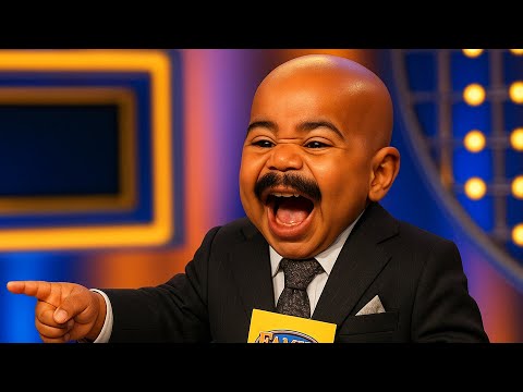Baby Steve Harvey LOSES IT Over These Family Feud Answers