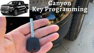 How To Program A GMC Canyon Key 2015 - 2016 DIY Transponder Chip Ignition Tutorial