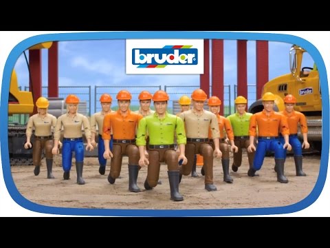 Bruder Minikoparka CAT BR-02466 geltona video
