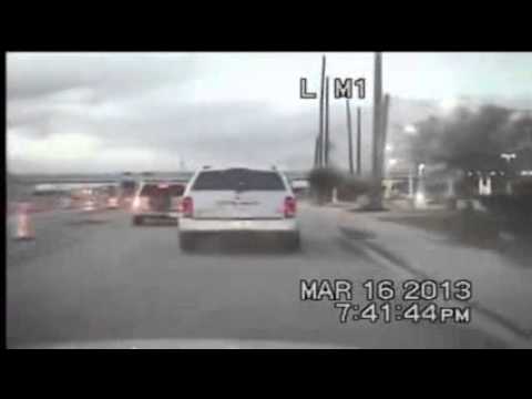 Texas Police Pursuit Dodge Durango With A Hemi Dashcam Video)