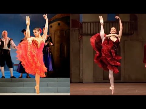 Kitri Act. 1 | Don Quixote: Osipova - Nunez (Split Screen)