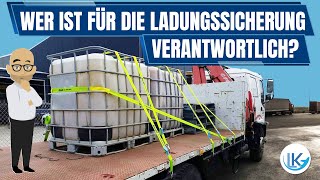 Ist der Fahrer für die Ladungssicherung verantwortlich? Mit Beispiel e